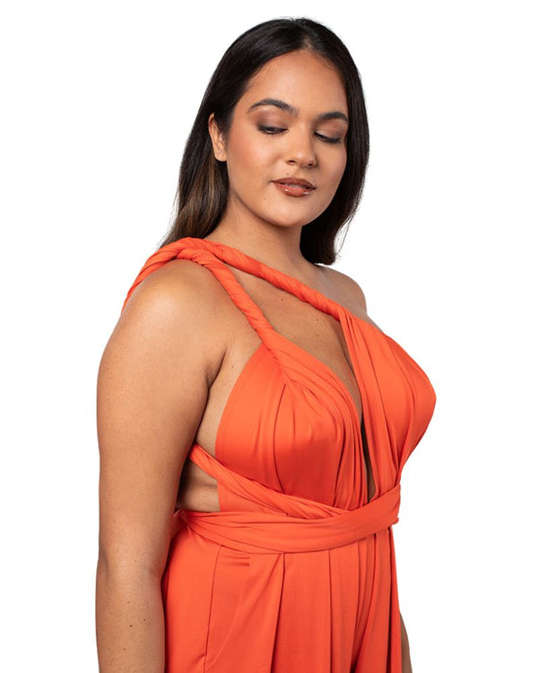 Convertible Wide Leg Jumpsuit