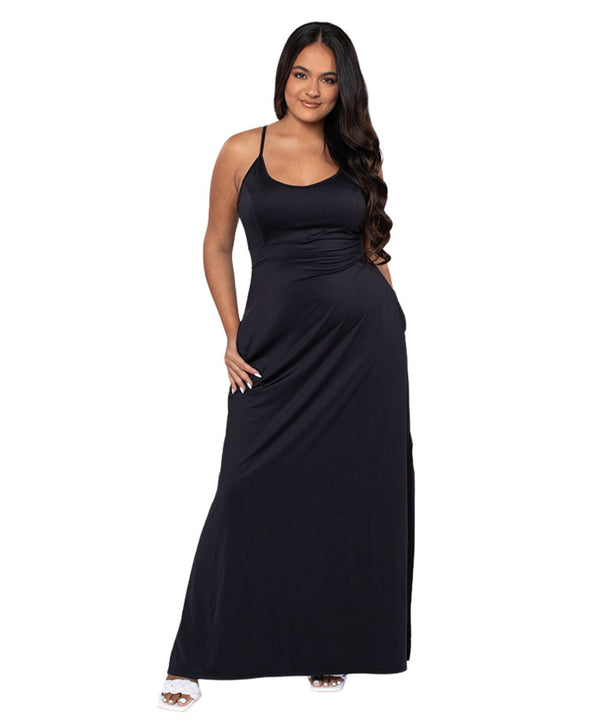 Tie Back Maxi Dress