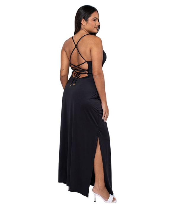 Tie Back Maxi Dress