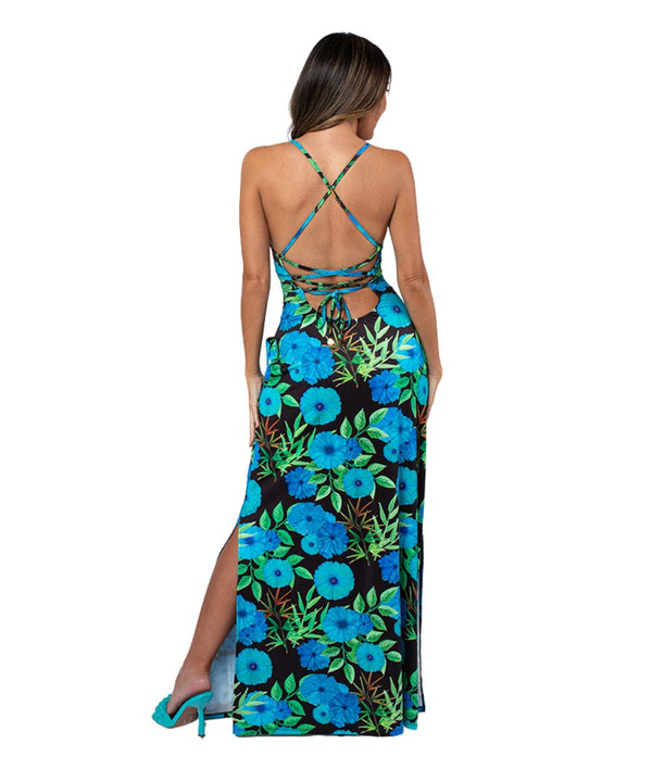 Tie Back Maxi Dress