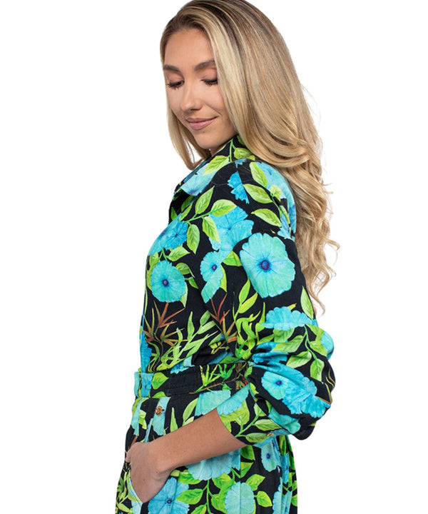 Relaxed Long Sleeve Linen Shirt