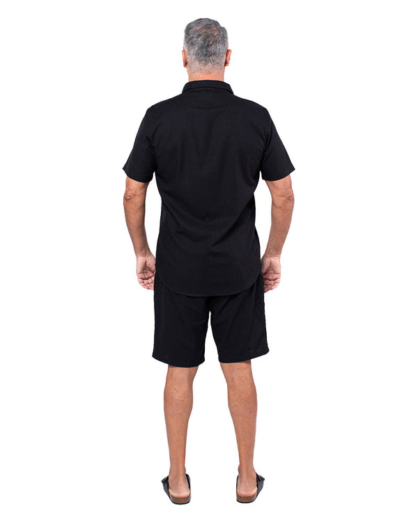 Relaxed Fit Linen Short