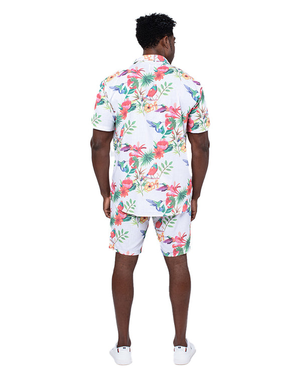 Relaxed Fit Linen Short