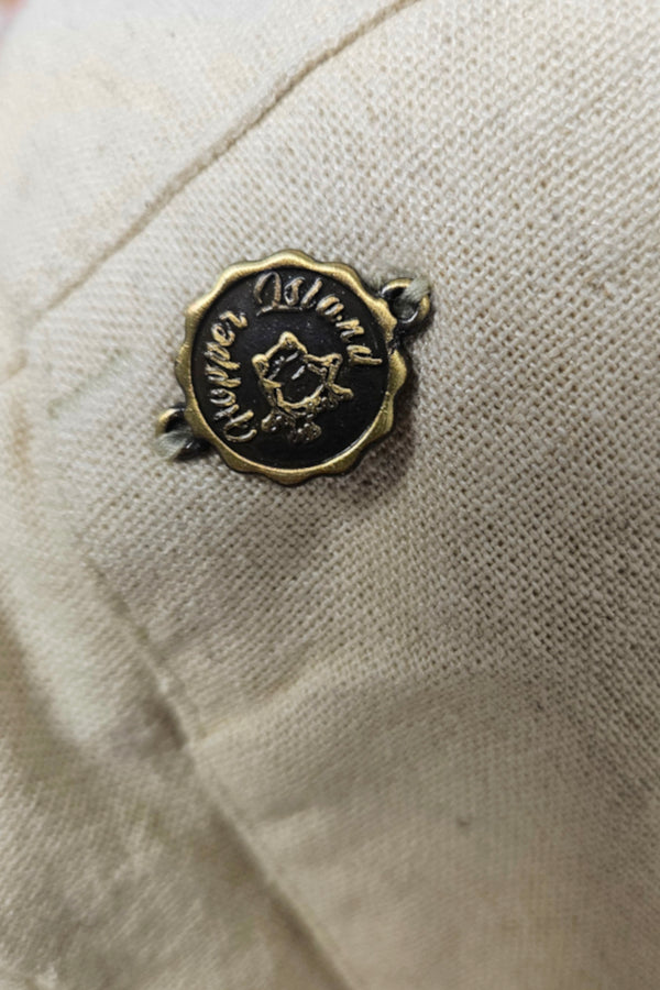 Relaxed Fit Linen Short