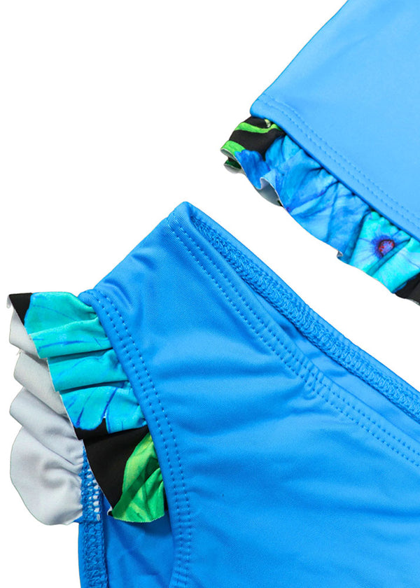 Kids Ruffle Two Piece Bikini