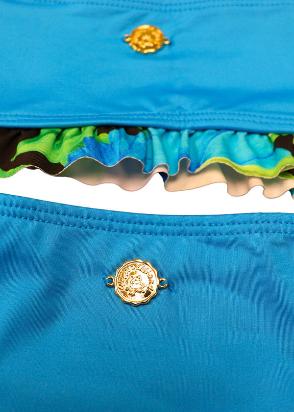 Kids Ruffle Two Piece Bikini