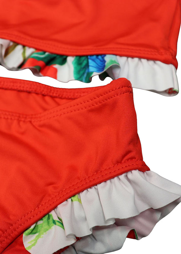 Kids Ruffle Two Piece Bikini