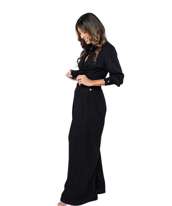 Linen Wide Leg Pant