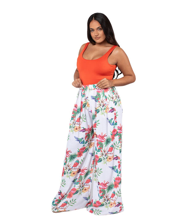 Linen Wide Leg Pant