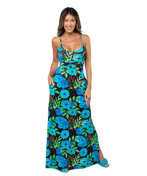 Tie Back Maxi Dress