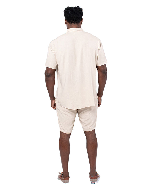 Relaxed Fit Linen Short