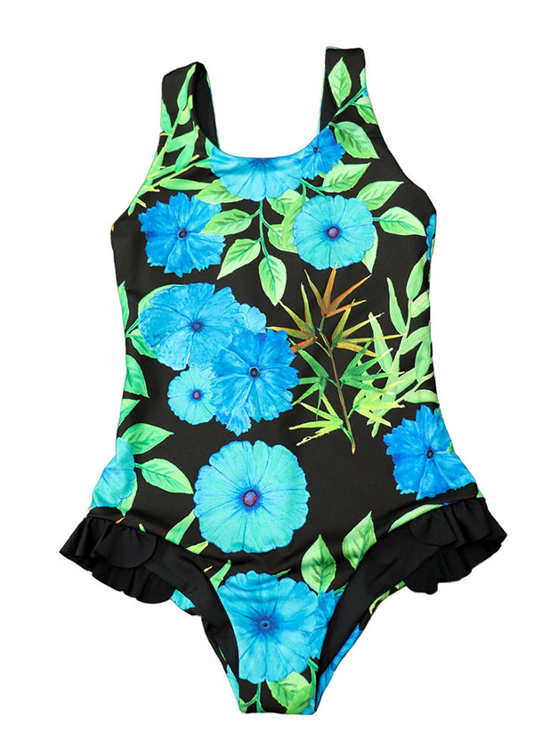Kids Ruffle One Piece Swimsuit
