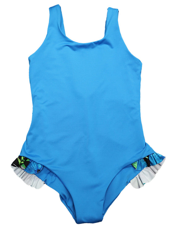 Kids Ruffle One Piece Swimsuit
