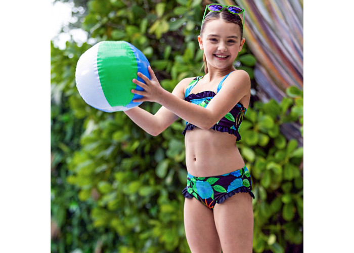 Kids Ruffle Two Piece Bikini