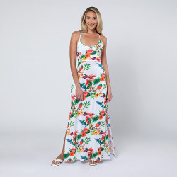 Tie Back Maxi Dress With Pockets