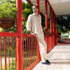 Long Sleeve Slim Fit Linen Shirt